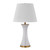 Savoy House Dana One Light Table Lamp in White - 11-CD19 Savoy House Dana One Light Table Lamp in White - 11-CD19