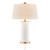 Savoy House Melissa One Light Table Lamp in Blanc de Blanc - 11-CD20-BDB