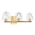 Savoy House Castello LED Bathroom Vanity in Warm Brass - 8-1239-3-322