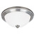 Generation Lighting Geary Three Light Flush Mount in Brushed Nickel - 77065EN3-962