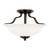 Generation Lighting Emmons Two Light Semi-Flush Mount in Bronze - 7739002-710 Generation Lighting Emmons Two Light Semi-Flush Mount in Bronze - 7739002-710