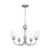 Generation Lighting Miles Five Light Chandelier in Brushed Nickel - GLC1145BS