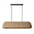 Justice Designs Eco Five Light Linear Pendant in Matte Black - ECO-8299-MBLK