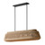Justice Designs Eco Five Light Linear Pendant in Matte Black - ECO-8299-MBLK