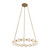 Alora Marni LED Chandelier in Natural Brass - CH321032NB-UNV-010