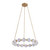 Alora Marni LED Chandelier in Natural Brass - CH321032NB-UNV-010