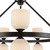 Alora Nelly Ten Light Chandelier in Matte Black/Glossy Ribbed Opal Glass - CH442626MBGR