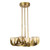 Alora Colette LED Chandelier in Vintage Brass/Alabaster - CH362423VBAR-UNV