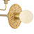 Alora Piper Four Light Chandelier in Brushed Gold - CH432438BG