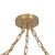 Alora Cherise Three Light Pendant in Brushed Gold/Glossy Ribbed Opal Glass - MP579712BGGR