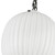Alora Cherise One Light Pendant in Matte Black/Glossy Ribbed Opal Glass - PD579112MBGR