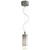 Quorum Lotus One Light Pendant in Satin Nickel - 2-6107-24