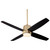 Quorum Oslo 52"Ceiling Fan in Aged Brass - 3-101-40