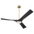 Quorum Ridley 58" Ceiling Fan in Aged Brass - 3-123-1540