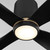 Quorum Myriad 56"Ceiling Fan in Black - 3-124-15