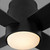 Quorum Oslo 44"Ceiling Fan in Black - 3-128-15