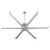 Quorum Enorme 78"Ceiling Fan in Classic Nickel - 3-129-23