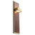 Quorum Guapo LED Wall Sconce in Aged Brass|Walnut - 3-401-40