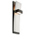 Quorum Dario LED Wall Sconce in Black|Satin Nickel - 3-400-1524