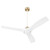 Quorum Avalon 52" Ceiling Fan in Aged Brass - 3-118-640