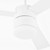 Quorum Allegro 52" Ceiling Fan in White - 3-119-6