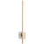 Quorum Zora LED Wall Sconce in White|Industrial Brass - 3-51-650