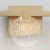 Quorum Axiom LED Vanity in Aged Brass - 3-5054-40