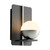 Quorum Iota LED Wall Sconce in Black|Satin Nickel - 3-554-1524