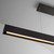 Quorum Brio LED Pendant in Black - 3-6018-15