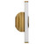 Quorum Ola LED Wall Sconce in Brushed Brass - 3-57-56