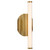 Quorum Ola LED Wall Sconce in Brushed Brass - 3-57-56
