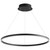 Quorum Circulo LED Pendant in Black - 3-65-15