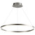 Quorum Circulo LED Pendant in Satin Nickel - 3-65-24