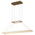 Quorum Xanni LED Pendant in Aged Brass - 3-6054-40
