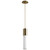 Quorum Magnum LED Pendant in Aged Brass - 3-653-140