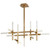 Quorum Atlantis LED Ceiling Mount in Aged Brass - 3-637-40