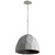 Quorum Maria LED Pendant in Grey|Satin Nickel - 3-663-1624
