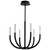 Quorum Presto! LED Ceiling Mount in Black - 3-657-15
