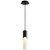 Quorum Ellipse LED Pendant in Black - 3-668-215