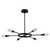 Quorum Sperano LED Chandelier in Matte Black - 3-6118-15