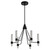 Quorum Ethos LED Chandelier in Black - 3-6713-15