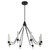 Quorum Ethos LED Chandelier in Black - 3-6714-15