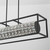 Quorum Élan LED Linear Pendant in Black - 3-676-15