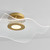 Quorum Medusa LED Ceiling Mount in Aged Brass - 3-807-40