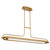 Quorum Braem LED Chandelier in Brushed Brass - 3-812-56