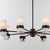 Quorum Sojourn Eight Light Chandelier in Bronze - 6169-8-36