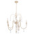 Quorum Clasica Five Light Chandelier in Washed Oak - 685-5-52