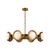 Alora Alonso LED Chandelier in Vintage Brass - CH320837VB-UNV