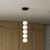 Alora Bijou LED Pendant in Matte Black/Opal Matte Glass - PD531515MBOP-UNV