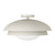 Capital Lighting Jensen One Light Semi Flush Mount in Taupe - 259211TP